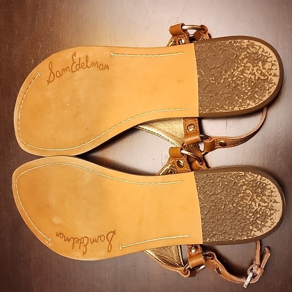 Sam Edelman Cognac Greta sandals. Size 7 - Picture 8 of 8